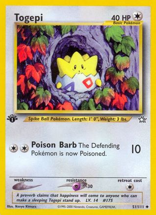 Togepi 051/111 - Unlimited Neo Genesis - Uncommon