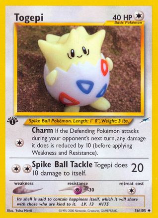 Togepi 056/105 - 1st Edition Neo Destiny - Uncommon