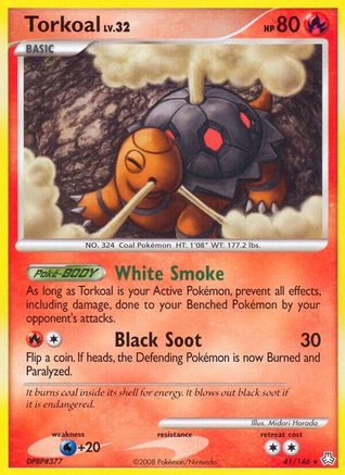 Torkoal 041 - Reverse Holofoil Legends Awakened - Rare
