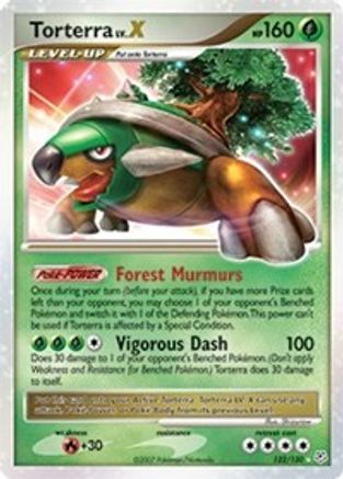 Torterra LV.X 122 - Holofoil Diamond and Pearl - Ultra Rare