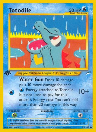 Totodile 085/105 - Unlimited Neo Destiny - Common
