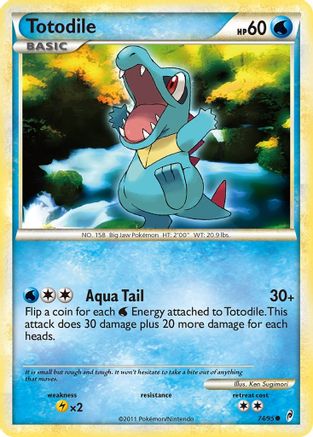 Totodile 074/95 - Reverse Holofoil Call of Legends - Common