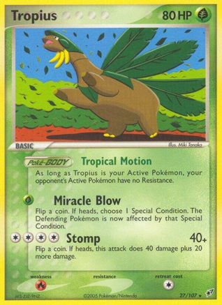 Tropius 027 Deoxys - Rare