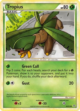 Tropius 066 - Reverse Holofoil Unleashed - Common