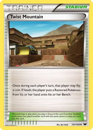 Twist Mountain 101 - Reverse Holofoil Dark Explorers - Uncommon