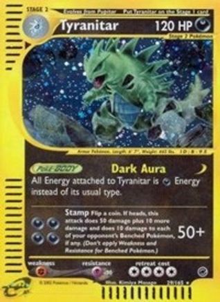 Tyranitar (29) 029 - Holofoil Expedition - Holo Rare