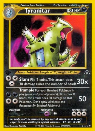 Tyranitar (31) 031/75 - Unlimited Neo Discovery - Rare