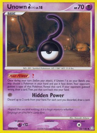 Unown (?) 082 Legends Awakened - Uncommon