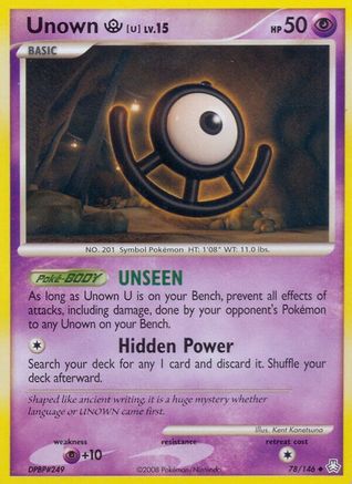 Unown (U) 078 Legends Awakened - Uncommon