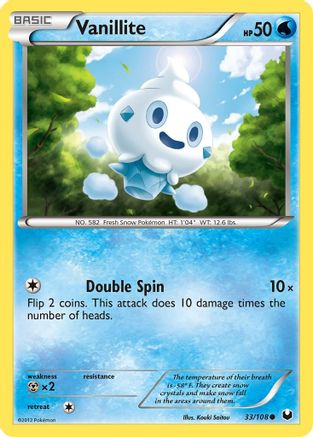 Vanillite 033 Dark Explorers - Common