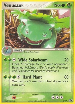Venusaur 006/017 - Holofoil POP Series 2 - Rare