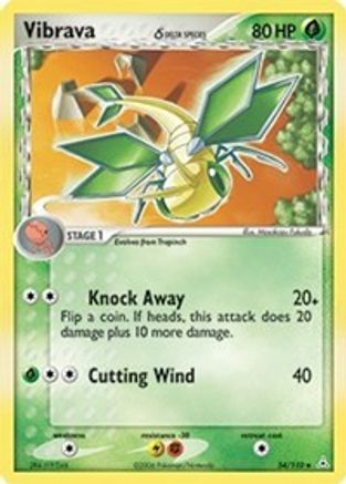 Vibrava (Delta Species) 054 - Reverse Holofoil Holon Phantoms - Uncommon
