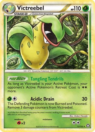 Victreebel 012 - Holofoil Triumphant - Holo Rare