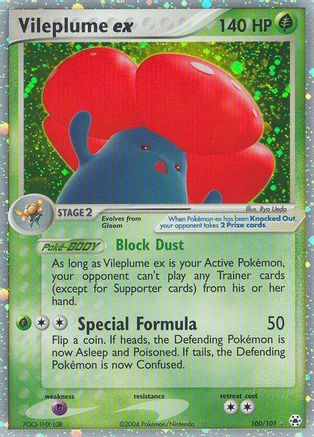 Vileplume ex 100 - Holofoil Hidden Legends - Ultra Rare