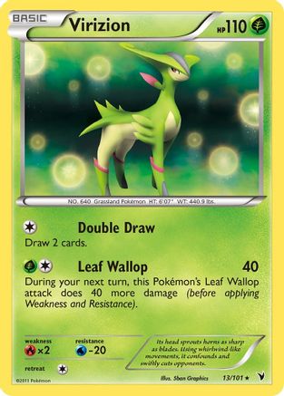 Virizion 013 - Holofoil Noble Victories - Holo Rare