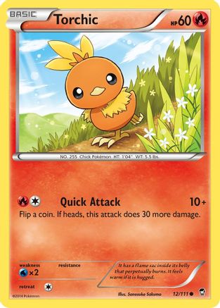 Torchic 012/111 XY Furious Fists - Common