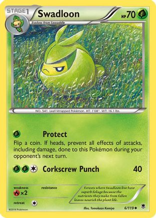 Swadloon 006/119 XY Phantom Forces - Uncommon