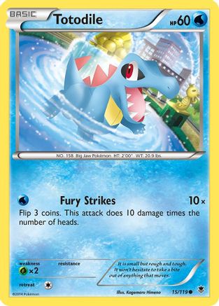 Totodile 015/119 XY Phantom Forces - Common