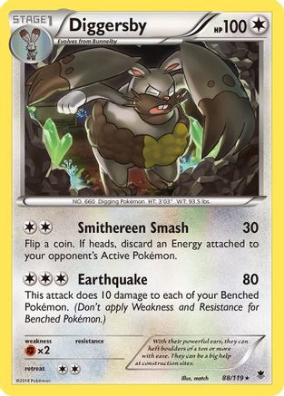 Diggersby 088 XY Phantom Forces - Rare