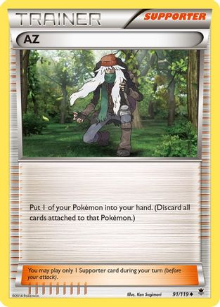 AZ 091/119 - Reverse Holofoil XY Phantom Forces - Uncommon