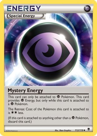 Mystery Energy 112/119 - Reverse Holofoil XY Phantom Forces - Uncommon