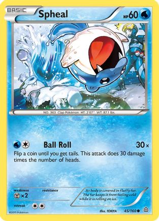 Spheal (45) 045/160 XY Primal Clash - Common