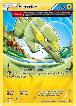 Electrike (Omega) 060/160 XY Primal Clash - Uncommon