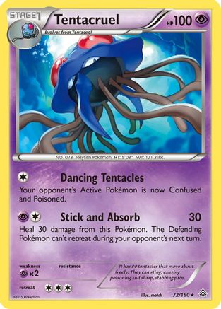 Tentacruel 072 XY Primal Clash - Rare