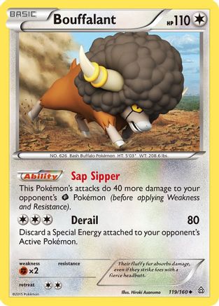 Bouffalant 119 XY Primal Clash - Uncommon