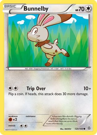 Bunnelby 120 XY Primal Clash - Common