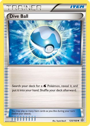 Dive Ball 125/160 XY Primal Clash - Uncommon
