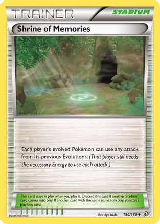 Shrine of Memories 139/160 - Reverse Holofoil XY Primal Clash - Uncommon