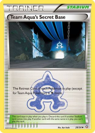 Team Aqua's Secret Base 028/34 Double Crisis - Uncommon