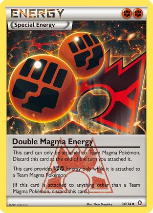 Double Magma Energy 034/34 Double Crisis - Uncommon