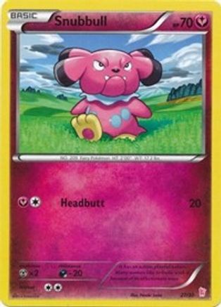 Snubbull (#11) 011 XY Trainer Kit Sylveon & Noivern - Common