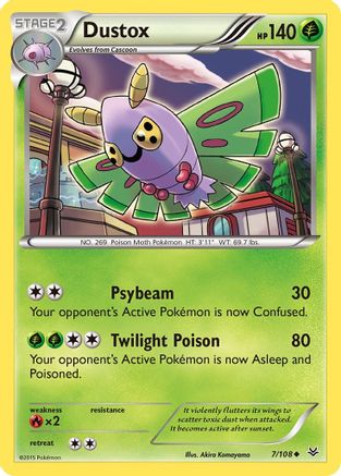 Dustox (7) 007/108 XY Roaring Skies - Uncommon
