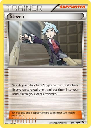 Steven 090/108 XY Roaring Skies - Uncommon