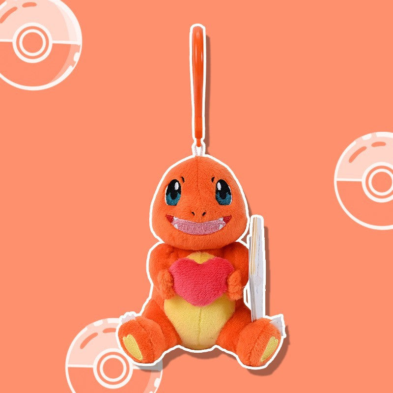 5” Charmander Heart Key Chain Plush