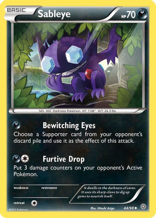 Sableye 044/98  XY  Ancient Origins - Uncommon