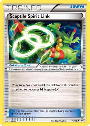 Sceptile Spirit Link 080/98  XY  Ancient Origins - Uncommon