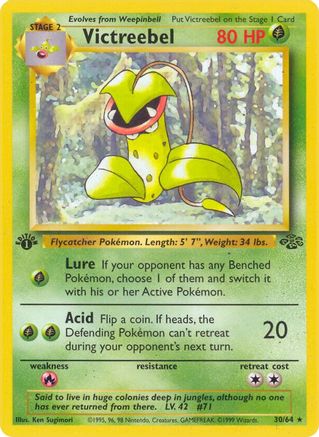 Victreebel (30) 030  - 1st Edition Jungle - Rare