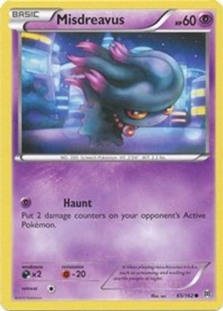Misdreavus 065  XY  BREAKthrough - Common