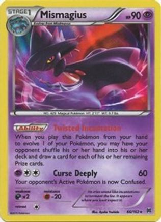 Mismagius 066/162  - Reverse Holofoil XY  BREAKthrough - Holo Rare