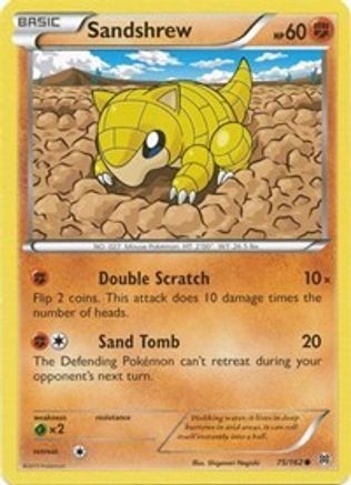 Sandshrew 075/162  XY  BREAKthrough - Common