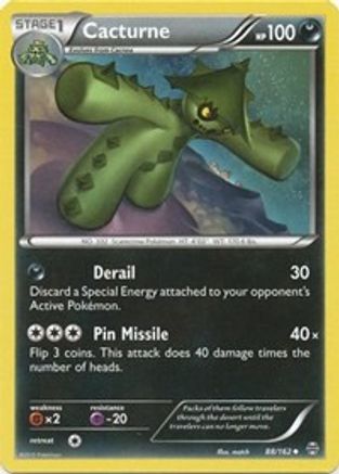 Cacturne 088/162  - Reverse Holofoil XY  BREAKthrough - Uncommon