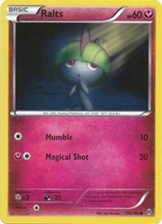 Ralts (100) 100/162  - Reverse Holofoil XY  BREAKthrough - Common