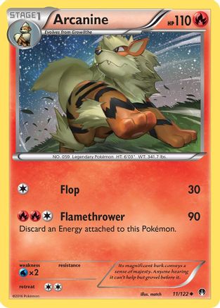Arcanine 011/122  XY  BREAKpoint - Uncommon