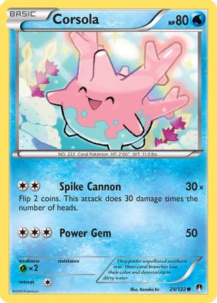 Corsola 029/122  XY  BREAKpoint - Common