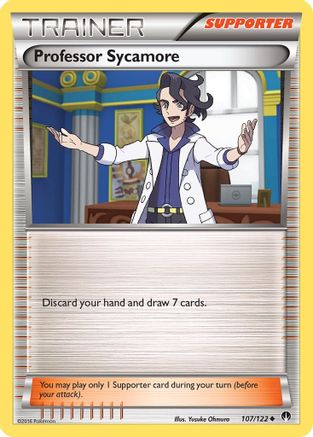 Professor Sycamore 107/122  XY  BREAKpoint - Uncommon