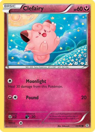 Clefairy 050/83  - Reverse Holofoil Generations - Common